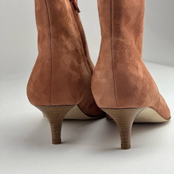 Club Monaco Tan Suede Ankle Boots - Picture 2 of 6
